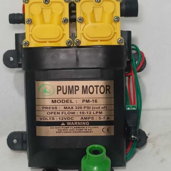 Pompa Dc 12v 320psi Dinamo Steam Motor Dobel Pompa Co