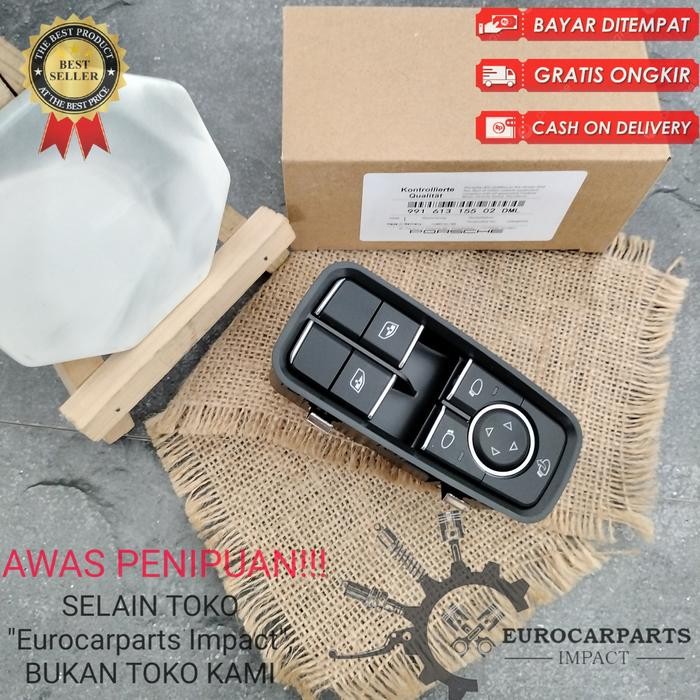 SWITCH POWER WINDOW DRIVER PORSCHE CAYMAN 981 991 911 982 718 BOXSTER CARERRA ORIGINAL