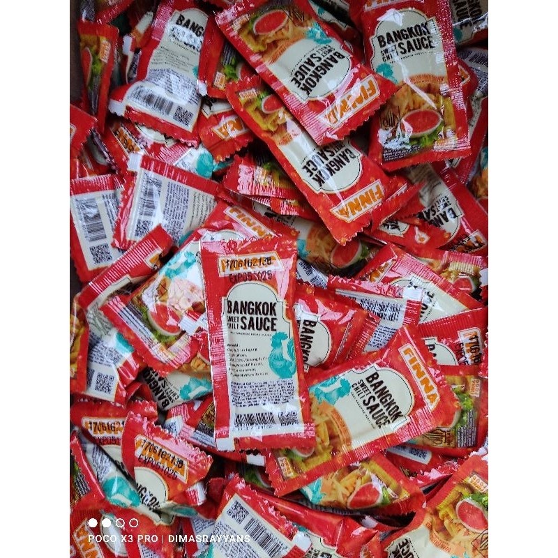 

Sambal Bangkok Sachet Finna 7gr Saus Dimsum
