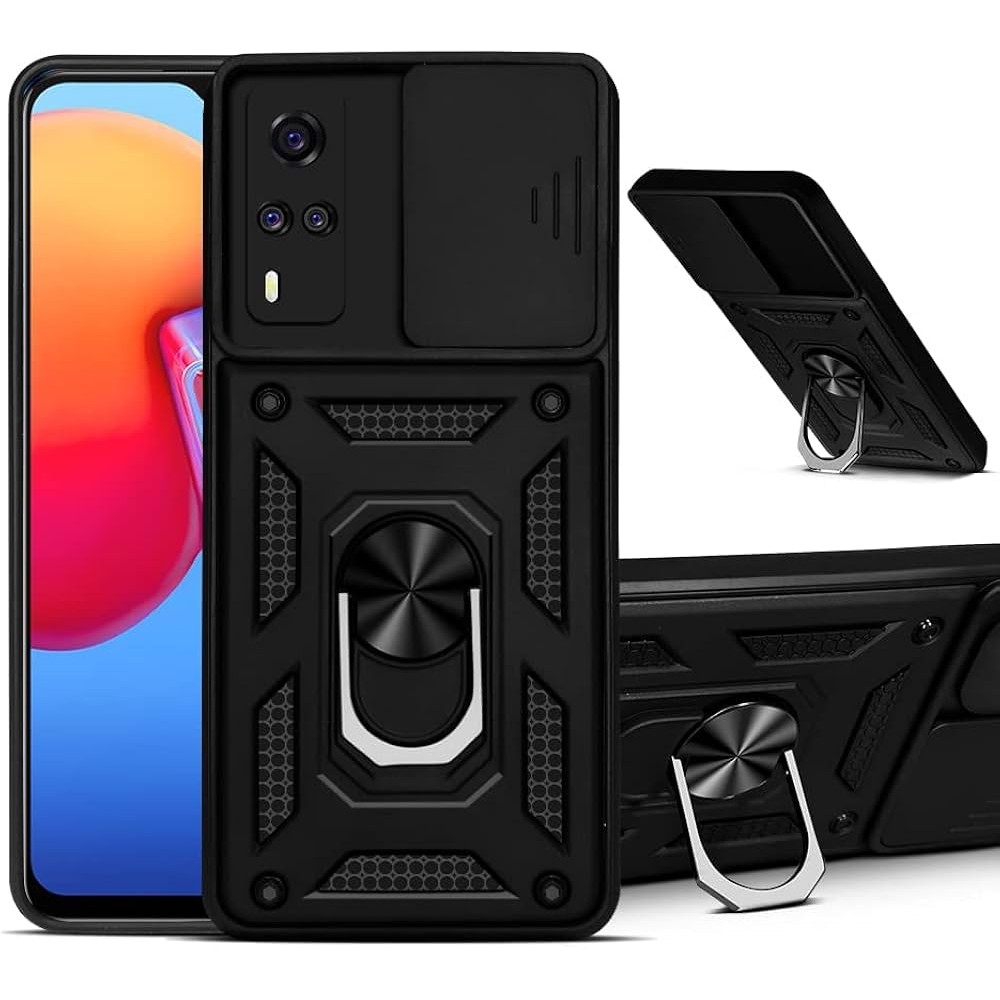 CASE VIVO Y51 / Y51A / Y53S SLIDE IRING CASE ROTARY STANDING PHONE SLIM FIT CASE #PNEW