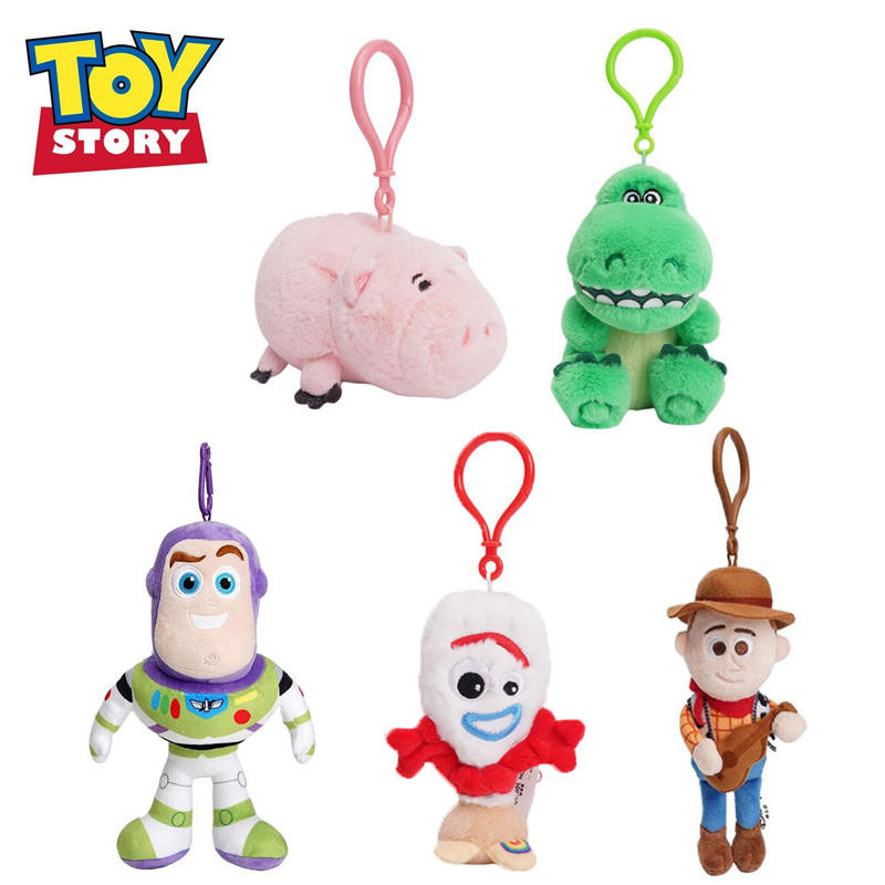 

Genuine Disney Buzz Lightyear Plush Toys Fantasy Toy Story Pendant Bag Accessories Keychain Bag Car Pendant Gift