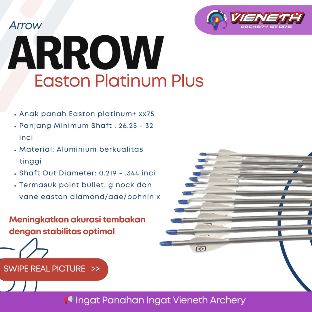 ARROW PLATINUM 1 PCS -  PLATINUM - PANAHANCO