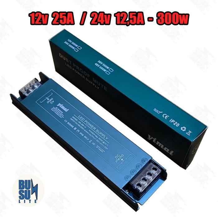 Trafo 12V 25A 300W Yimai  Power Supply 12V/24V 300W Yimai