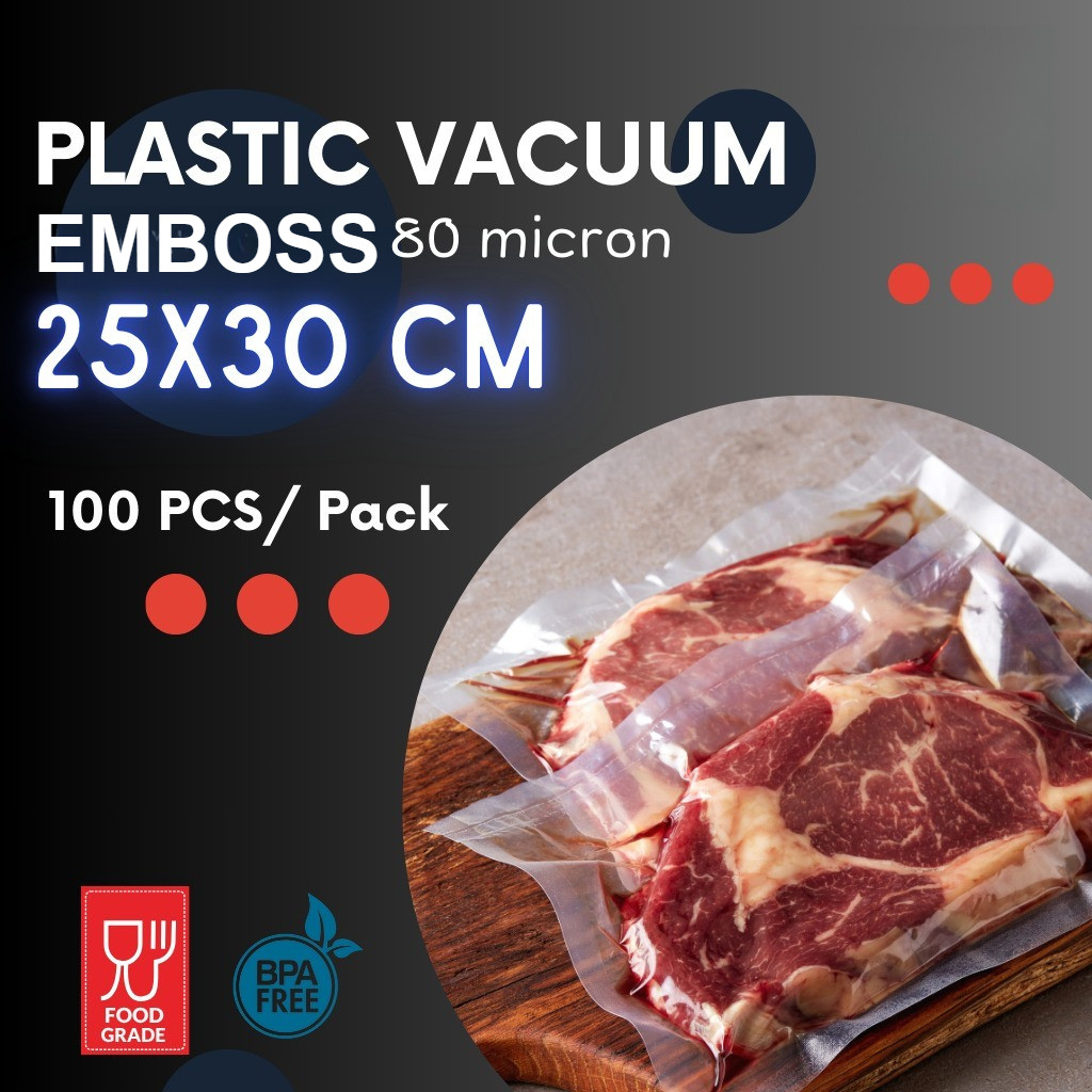 Plastik Vacuum EMBOSS 25 x 30 cm / Plastik Vakum EMBOS 25 x 30 cm