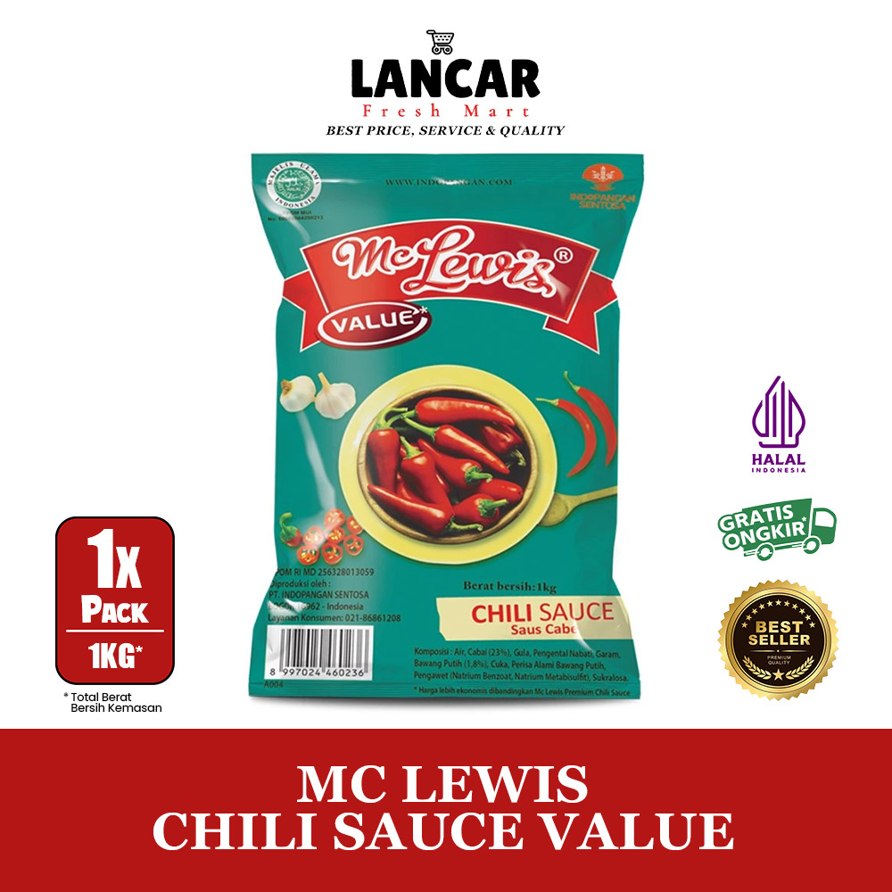 

MC LEWIS CHILI SAUCE VALUE 1KG