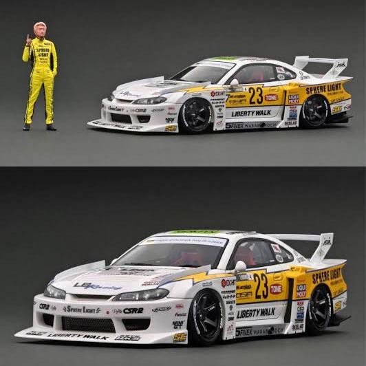 Ignition Model Nissan Silvia S15 Liberty Walk LBWK 1:18 Ignition Model Silvia LBWK