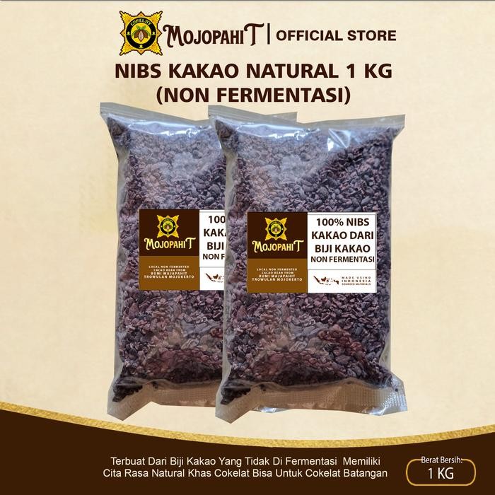 

Cokelat Mojopahit | Nibs Kakao Non Fermentasi 1 kg - 1 kg