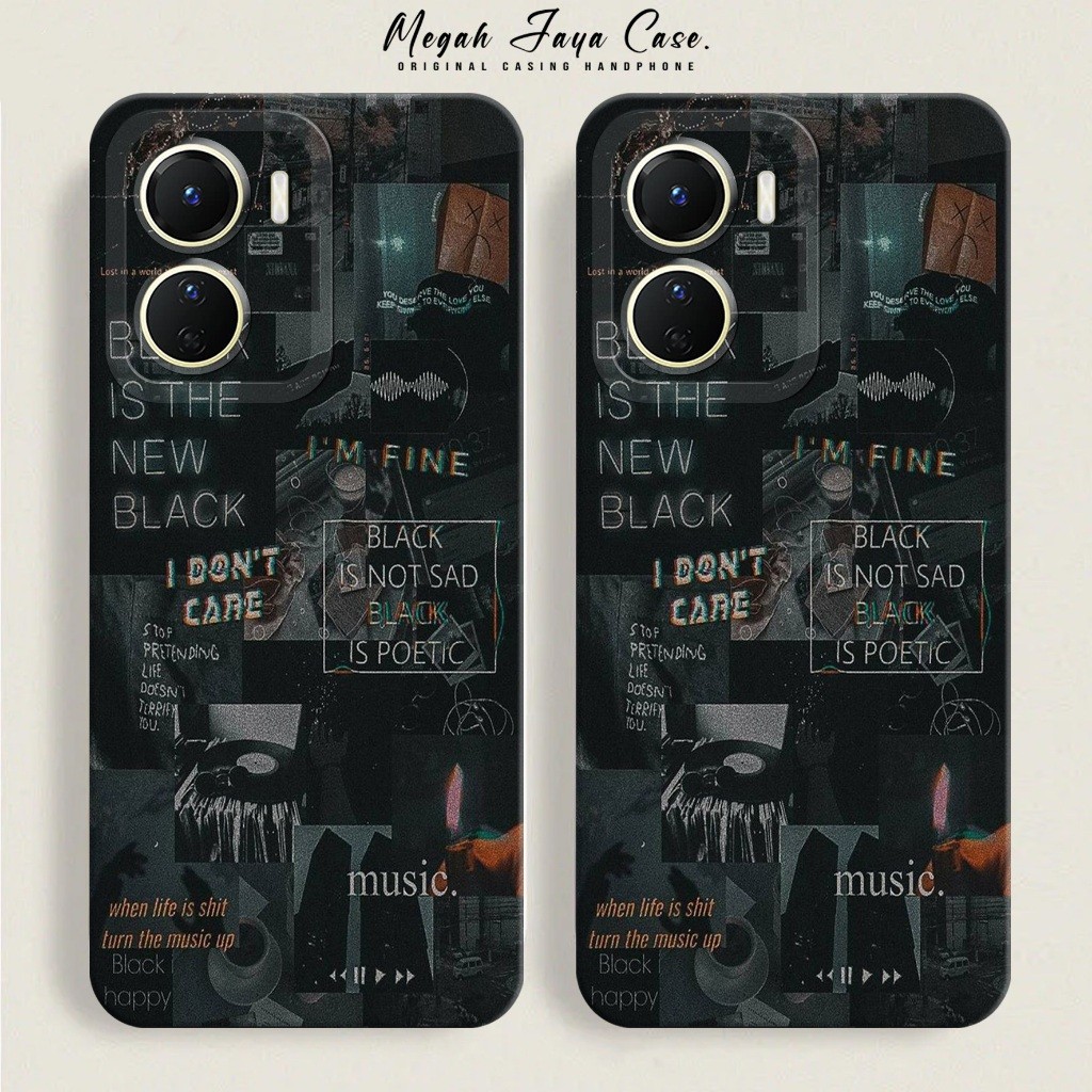 Case VIVO Y16 - Softcase Hp VIVO Y16 Motif AESTH - Casing Hp VIVO Y16 - Softcase Pro Camera - Siliko