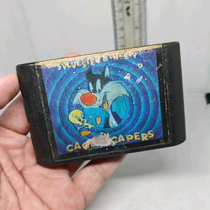KYKY Kaset Cartridge Sega Mega Drive Sylvester & Tweety in Cagey Capers Untested