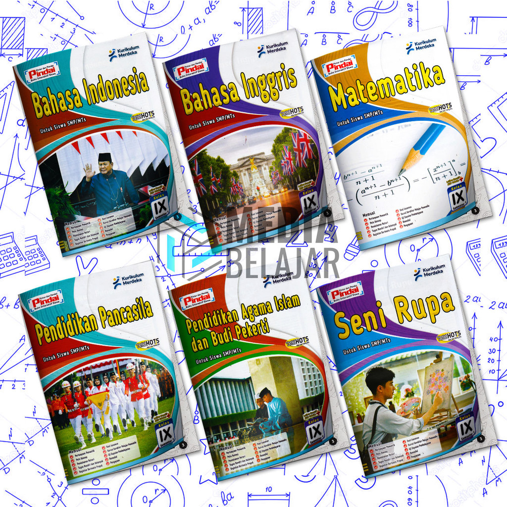 LKS Pindai SMP Kelas 9 Kurikulum Merdeka Arya Duta Semester 1