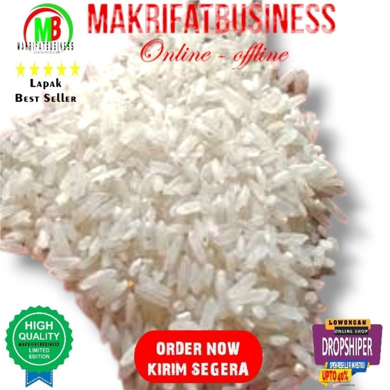 

IMRON PRIBADI Paket 10 Kg MENIR BERAS Putih Jernih Alami Bahan Konsumsi Pakan Ternak Unggas Bahan Olahan Produksi Makanan Lainnya