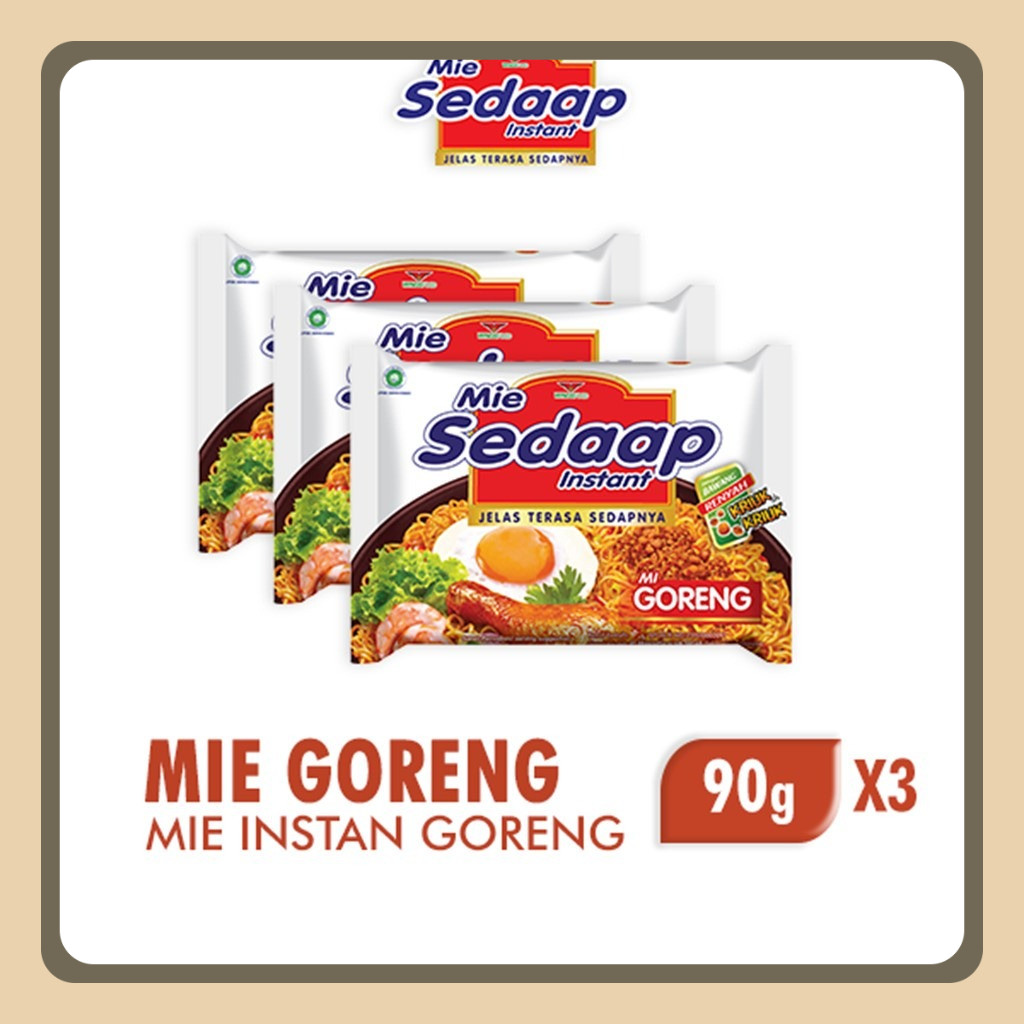 

Mie Sedaap Mi Instan Goreng 3 x 90 gr