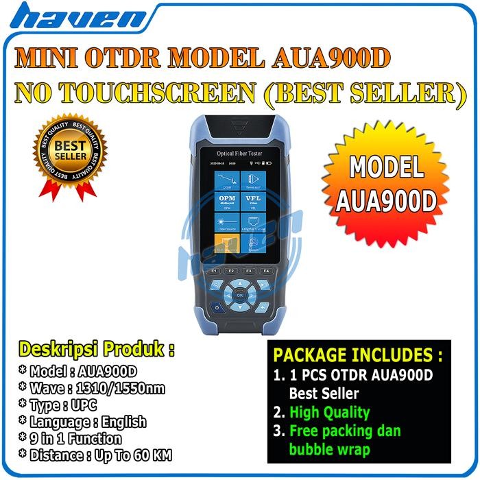 Smart Mini OTDR / OTDR Fiber Optic AUA00U / OTDR Mini Touchscreen - AUA900D