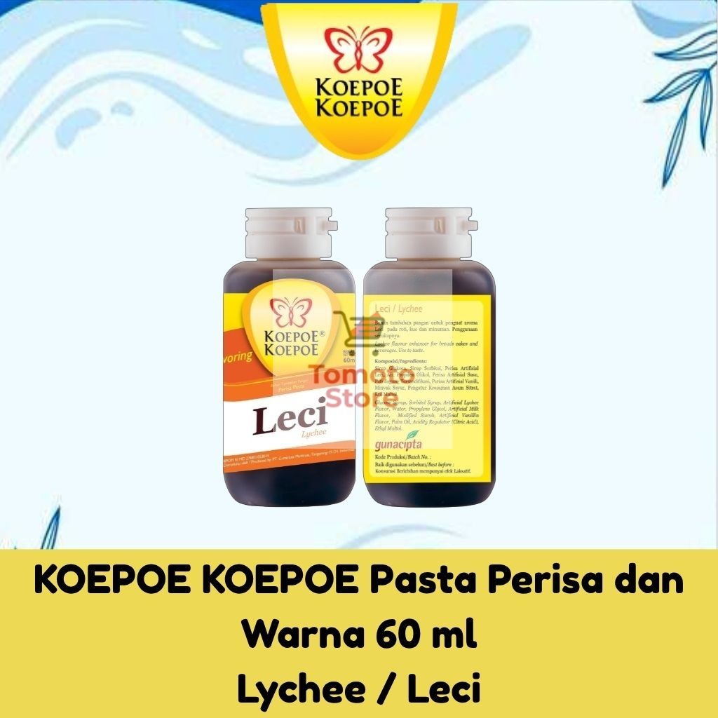 

✨ TOMOTOSTORE ✨ KOEPOE KOEPOE Pasta Perisa dan Warna Lychee / Leci