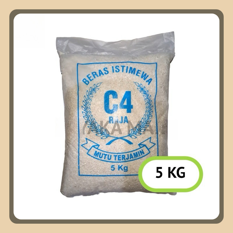 

Beras C4 Raja 5kg Rasa Manis Lembut