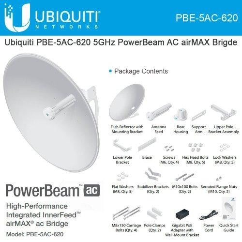 Ubiquity Poweeam AC 5Ghz 29dbi PBE-5AC-620