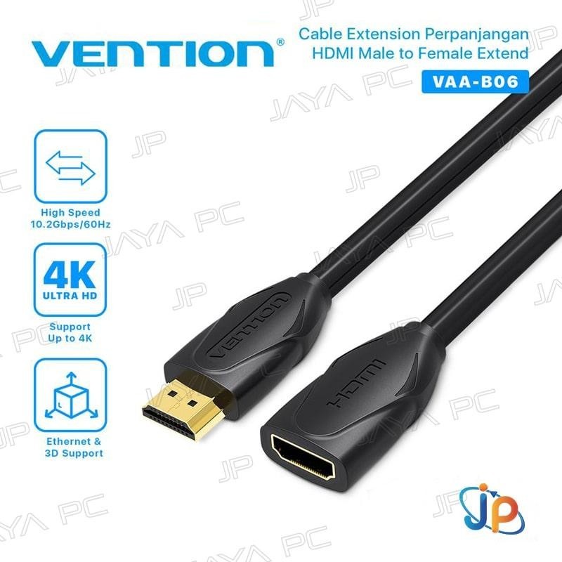 Vention VAA-B06 Kabel Extension Gold Plated - Extension Male to Female Cable