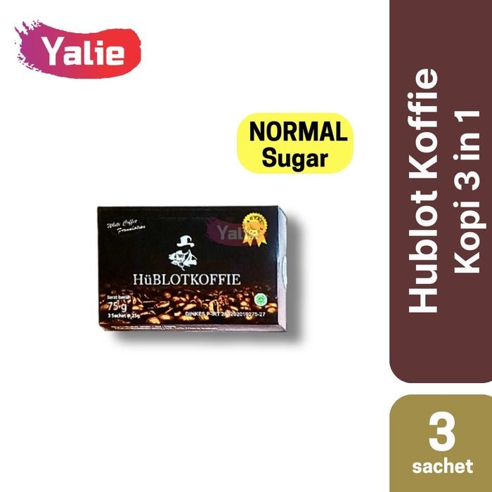 

DIJAMIN ORI HublotKoffee Kopi Hublot Hublot Coffee 3 Sachet/12 Sachet - Hublot 3s + Box