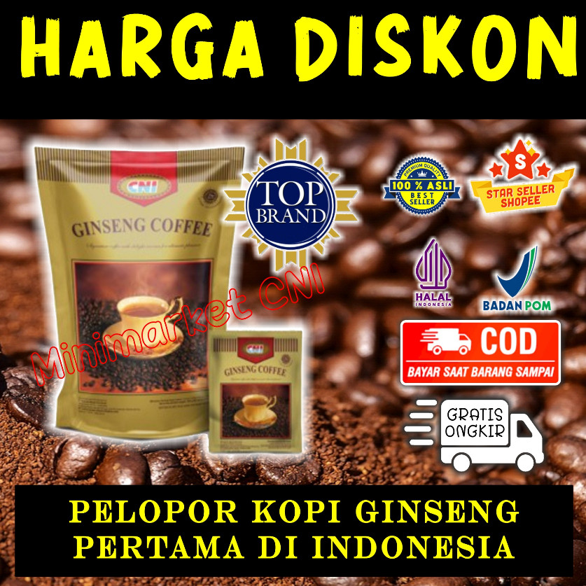 

GINSENG KOPI Ginseng Coffee Pelopor Kopi Ginseng Pertama Di Indonesia, Kualitas Terbaik dengan Aroma dan Citarasa Mantap