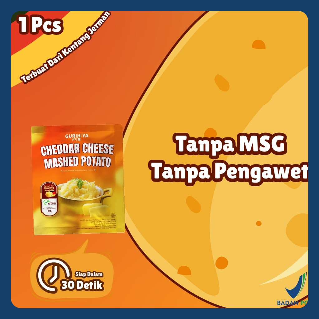 

Gurih-ya Cheddar Cheese Keju Mashed Potato