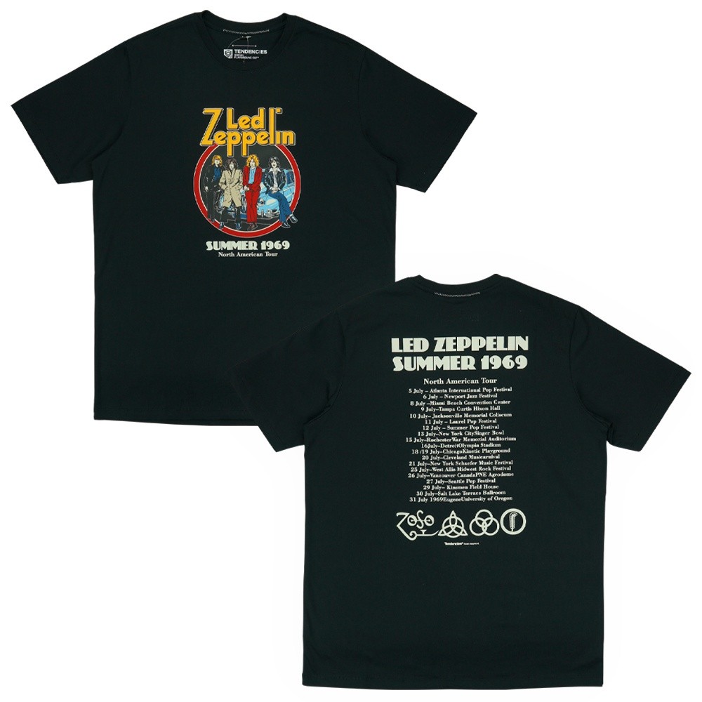 Tendencies Tshirt Summer Tour Black