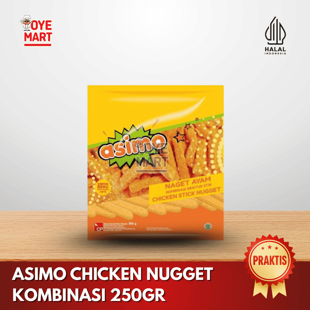 

ASIMO CHICKEN NUGGET KOMBINASI 250GR