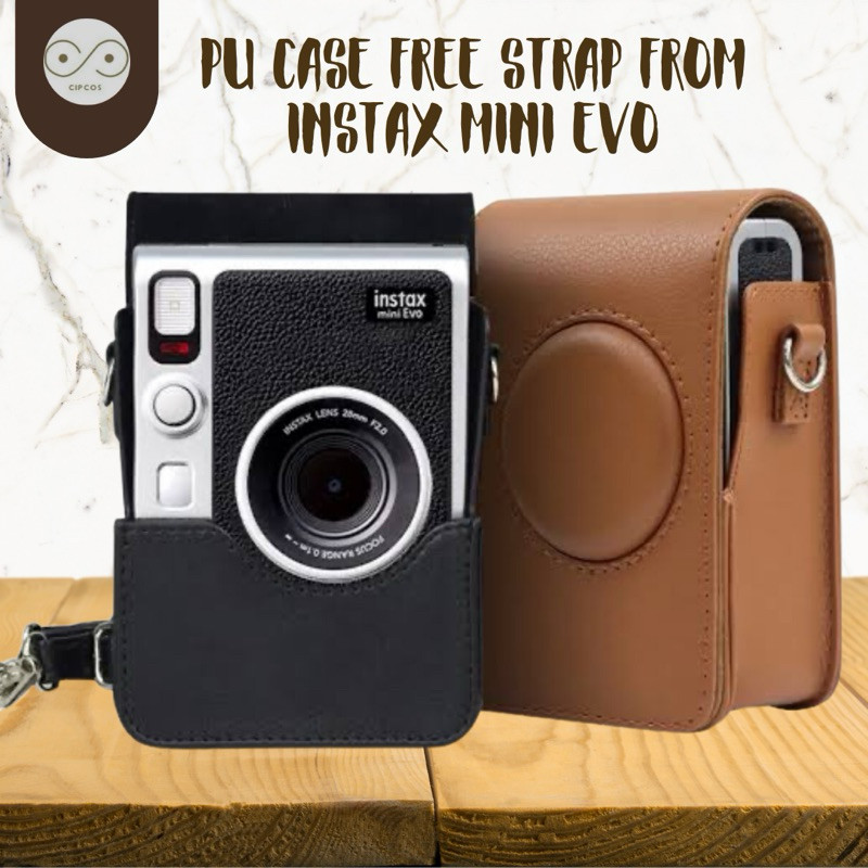 TAS INSTAX MINI EVO Free Shoulder Strap/Pu Case INSTAX MINI/INSTAX MINI EVO