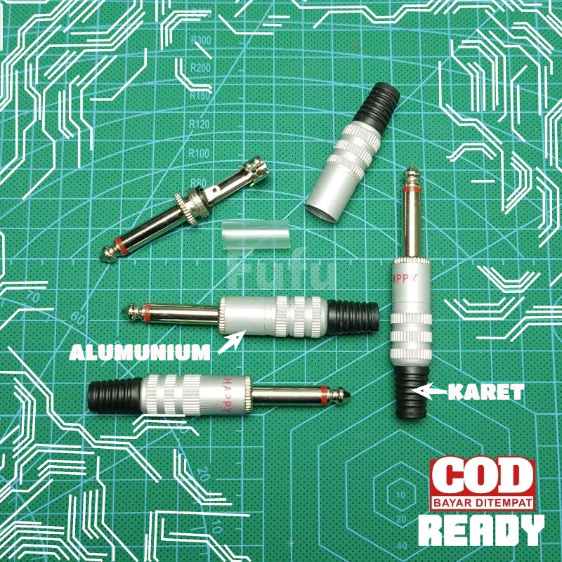 Jek Mic Akai Aluminium Mono Happy Kualitas Sangat Mantap Jack Mic