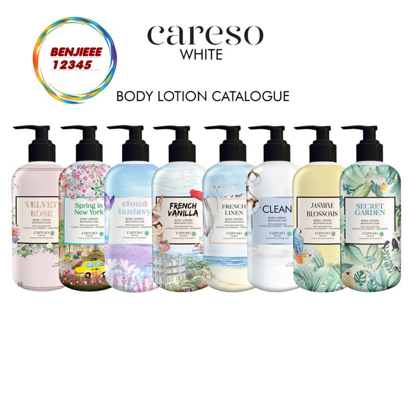 Careso BODY LOTION 300ml Brightening Body Lotion Fragrance lotion CARESO careso 300 ml all varian