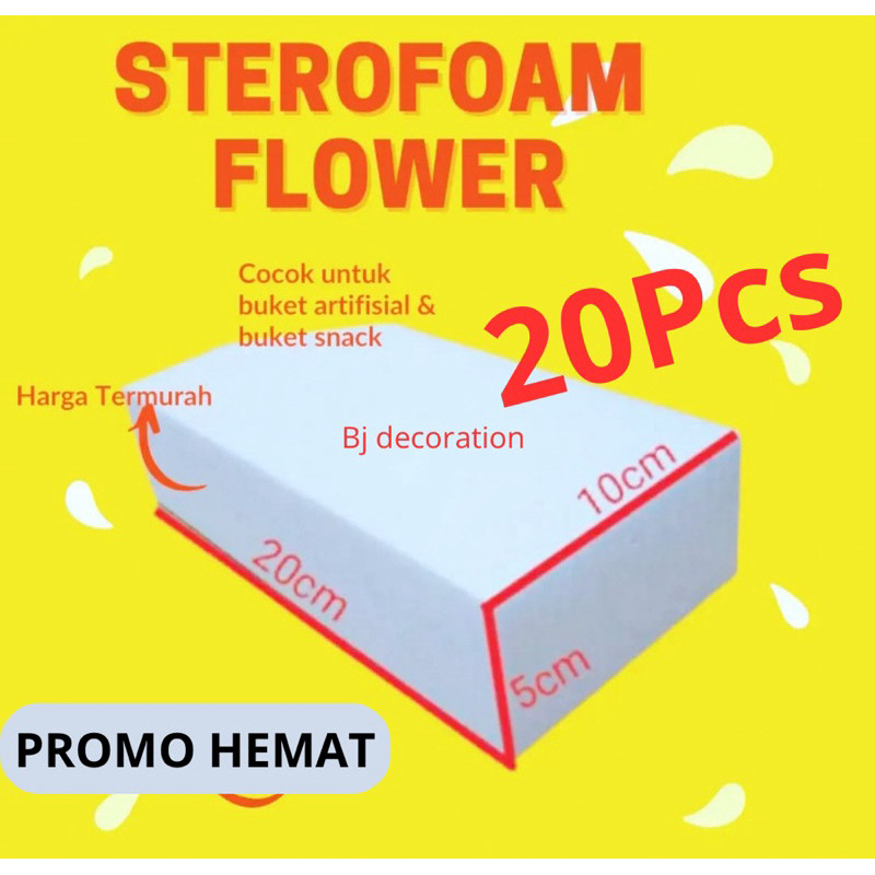 

PAKET 20pcs FOAM BUKET PREMIUM/BUSA BUKET