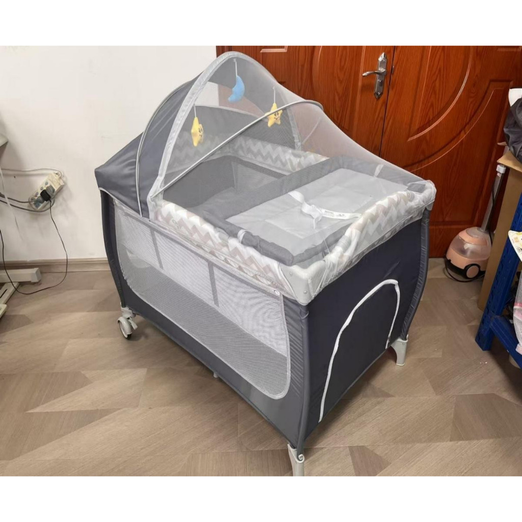 【Bisa Dilipat】Box Bayi Tempat Tidur Bayi Ranjang Bayi Baby Box Bisa Dilipat