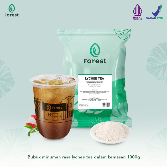 

Bubuk Minuman Teh LYCHEE TEA Powder 1000 gr - FOREST