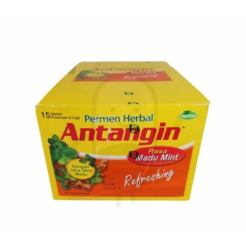 

Antangin Permen Herbal Rasa Madu Mint 10 Gram Box 15 Sachet