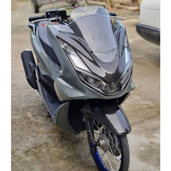 BROKSHOP visor pcx 160 (2024) - visor pcx  (PRESISI 100% TEBAL 3MM) -visor pcx 160 ceper bening -vis