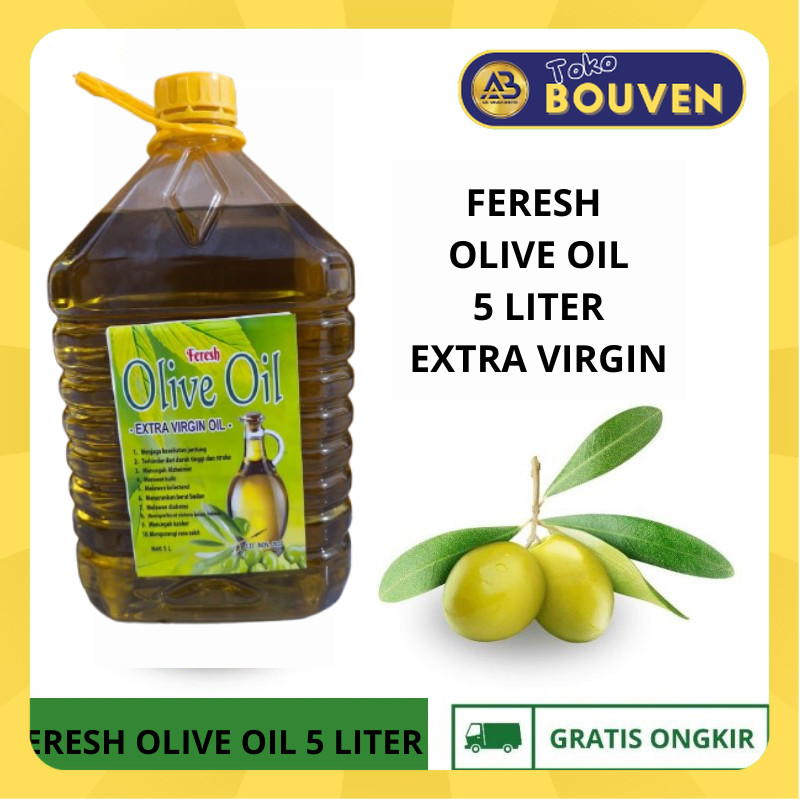 

Minyak Zaitun Extra Virgin 5 liter | Extra Virgin Olive Oil Feresh