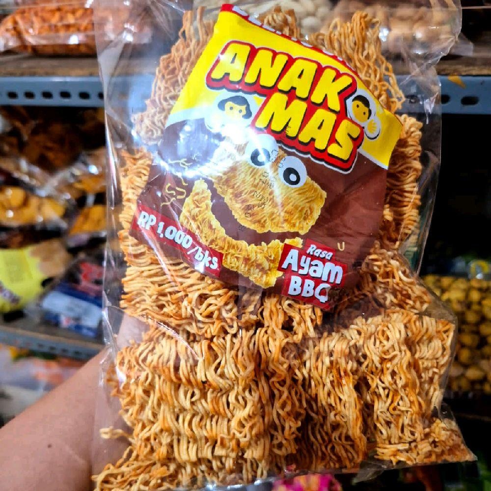 

ANAK MAS MIE 225GR GURIH RENYAH ENAK SNACK MAKANAN CEMILAN