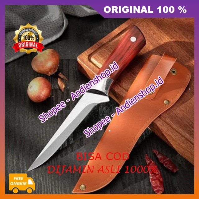 Pisau Mongolia 3 Lapisan Jepang Anti Karat , Sangat Tajam Daging Mudah Dipotong Seperti Buah 100% AS