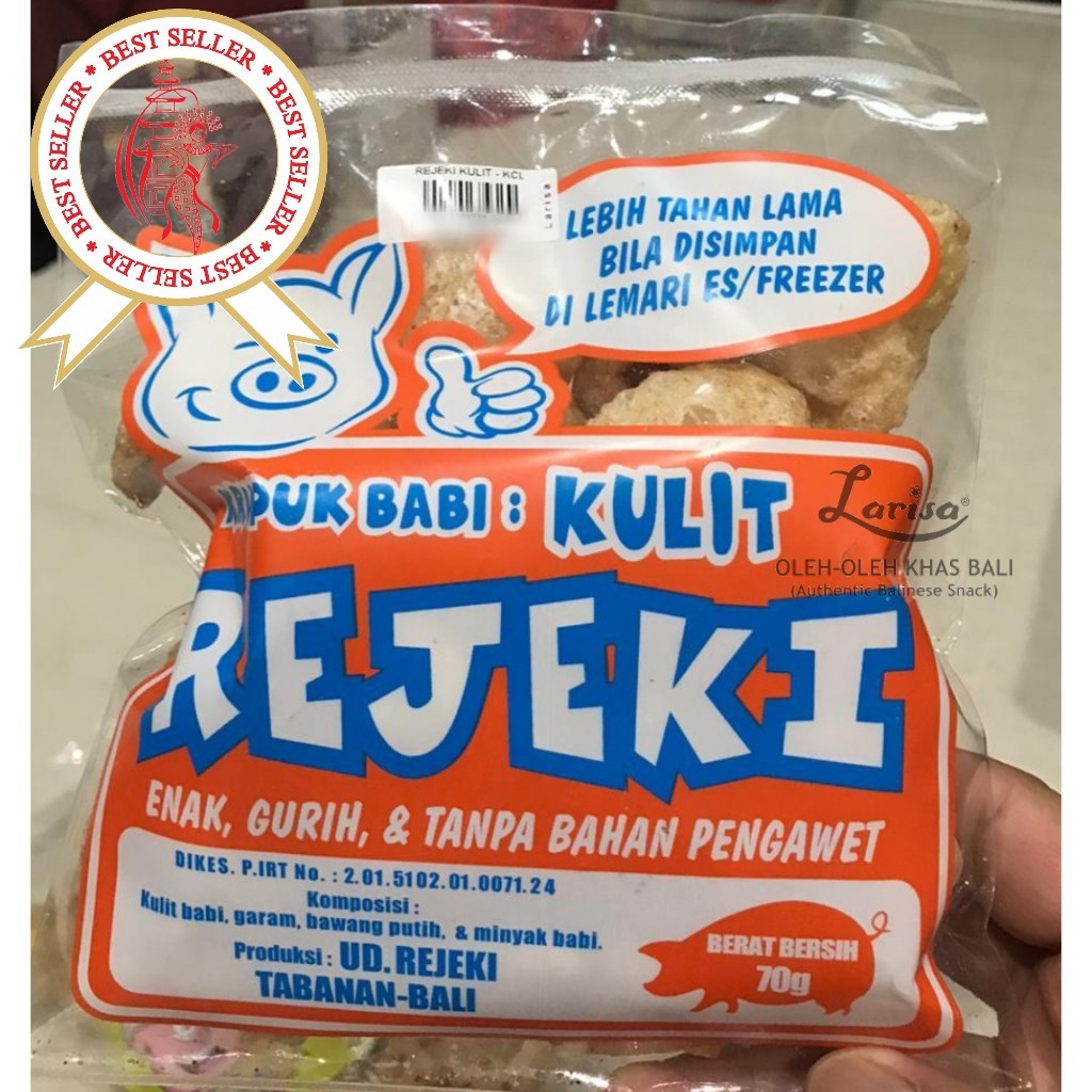 

Kerupuk Kulit Babi Rejeki 70gram