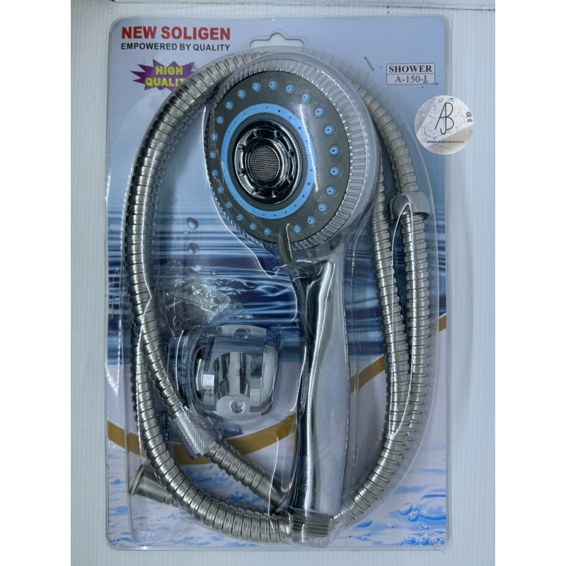 SOLIGEN Handshower Mandi SOLIGEN Chrome A-150 / Hand Shower Mandi SOLIGEN A-150 / Shower Mandi Solig