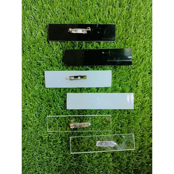 

akrilik 10Pcs Bahan Papan Nama Dada Akrilik + penitih