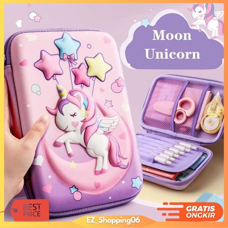 

HSD Tempat Pensil Anak Unicorn Pencil Case Pouch Stationery - A1