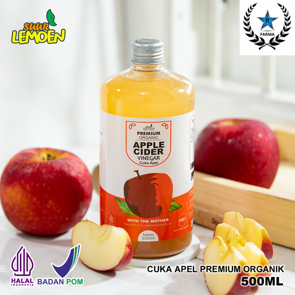 

Suur Lemoen - Cuka Apel Vinegar With Mother 250 ml - 500 ml Original Untuk Kesehatan