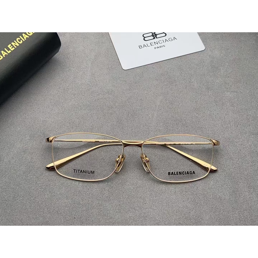 Balenciaga Fashion Metal Eyeframe Elegant High end Star Same Style International Brand