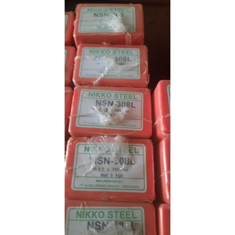 KAWAT LAS STAINLESS NIKKO STEEL NSN-308L Size, 3.2MM