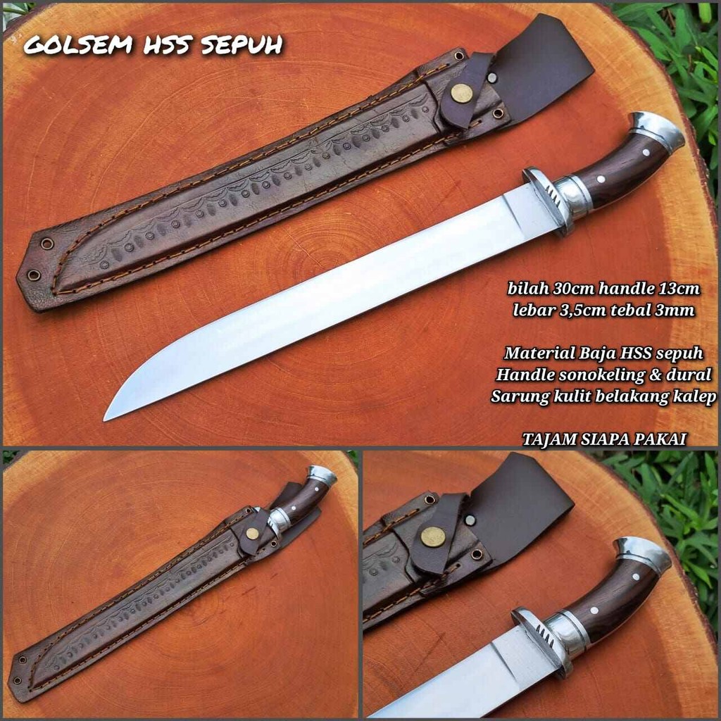 Agustinashope27 GOLOK SEMBELIH ASLI CIBATU BAJA HSS SEPUH SUPER TAJAM.PISAU SEMBELIH SAPI GOLSEM ASL