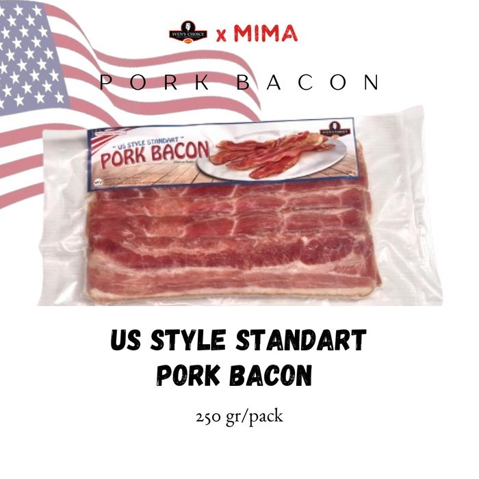 

Sven's choice Bacon Babi US Style Standart Pork Bacon 250gr