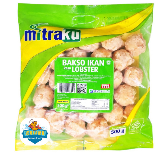 

mitraku bakso ikan rasa lobster 500 gr