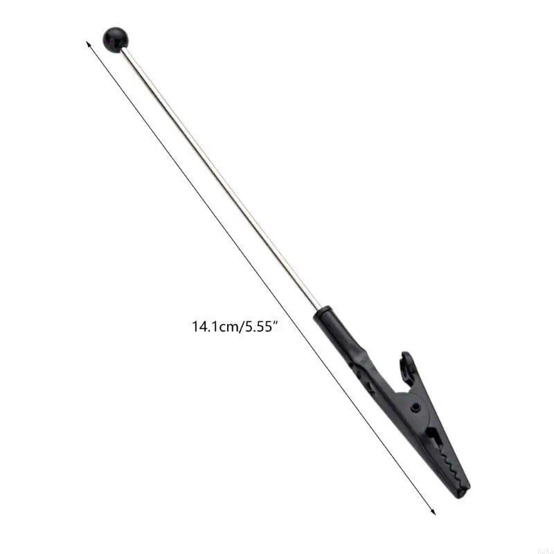 

62KA 4/8Pcs Metal Clamp Note Holder Clip Long-Tailed Clip for Craft, DIY Card, Photo