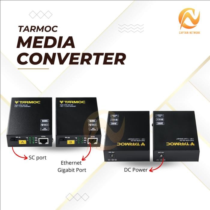 Tarmoc TMC-HTB-GS-03 | Media Converter 1 FO 1 LAN Gigabit | Netlink HTB GS03 Gigabit AB Single modeN