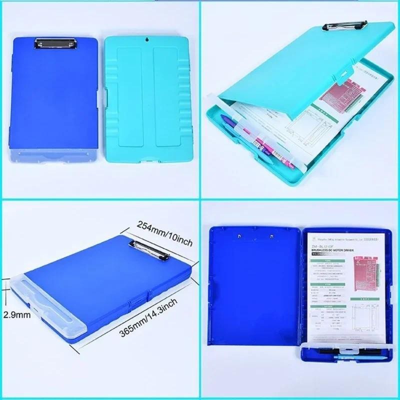 

Fichiers Avec Presse-papiers Boîte Dossier Documents Avec Presse-papiers Étui À Stylos Directe Clipboard Paper Holder Office